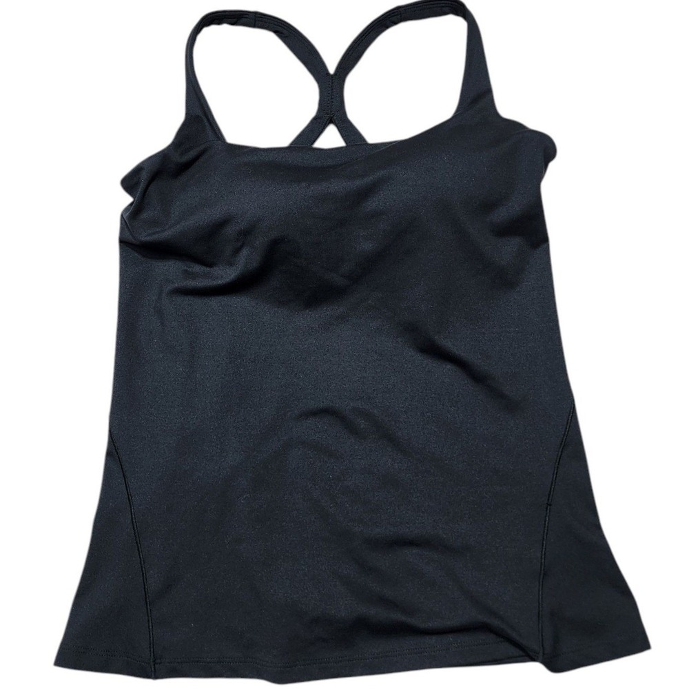 Alaskan Hardgear Tank Top Women 6 Black Built-in Bra Athletic Racerback Duluth
